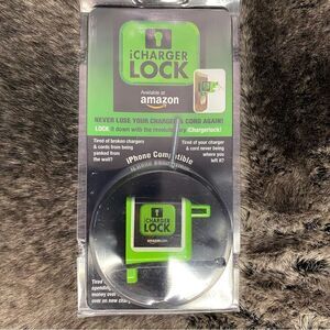 Phone charger LOCK!  No more borrowed phone chargers!